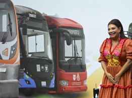 Brugada presume obras de transporte rumbo al Mundial; prevé concluir en mayo