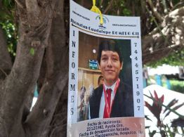 Colectivo realiza en Iguala la búsqueda de Jhonatan Guadalupe, desaparecido en 2018