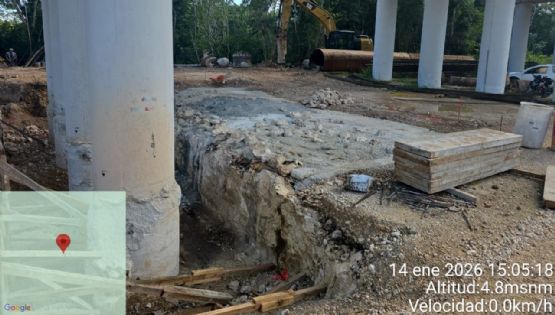 Tren Maya: empresa detrás del descarrilamiento en Izamal ahora enfrenta hundimiento de pilotes