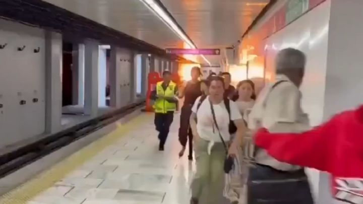 Cortocircuito desata caos en la estación Salto del Agua del Metro (Videos)