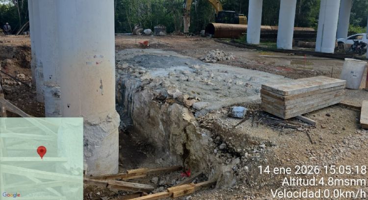 Tren Maya: empresa detrás del descarrilamiento en Izamal ahora enfrenta hundimiento de pilotes
