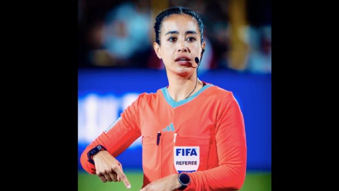 Katia Itzel García se convertirá en la primera mexicana en arbitrar en un Mundial de futbol