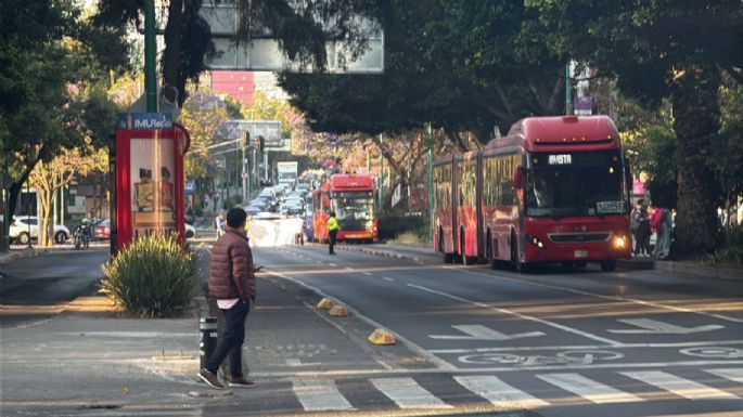 Manifestantes bloquean Insurgentes Sur para exigir justicia por el feminicidio de Maciel