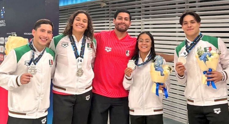México obtiene plata en equipo mixto de Súper Final de Copa del Mundo de Clavados