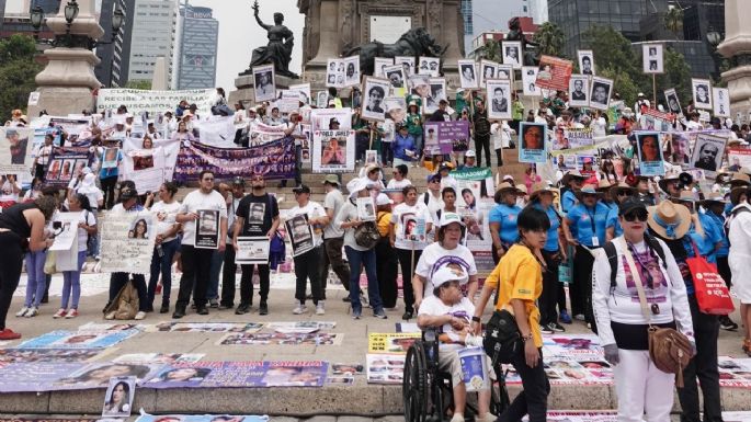 “Detener la barbarie”, el clamor de madres buscadoras en la marcha de este 10 de Mayo