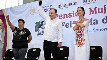 Sheinbaum y Durazo respaldan a más de 70 mil mujeres sonorenses con Pensión Bienestar