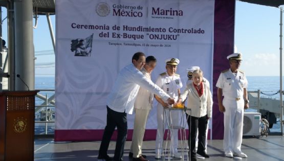Américo Villarreal agradece apoyo de la presidenta Sheinbaum y de la Marina al desarrollo de Tamaulipas
