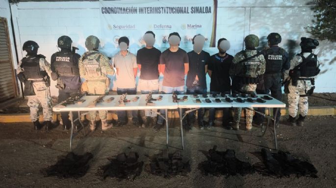 Madrugada en Culiacán registra choques armados, 10 detenidos y tres policías heridos