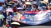 Foto ilustrativa de la nota titulada: CNTE perfila huelga nacional; maestros marchan en Tuxtla en el Día del Maestro