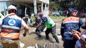Foto ilustrativa de la nota titulada: Megafuga de agua afecta 25 viviendas en los límites de Xochimilco y Tlalpan