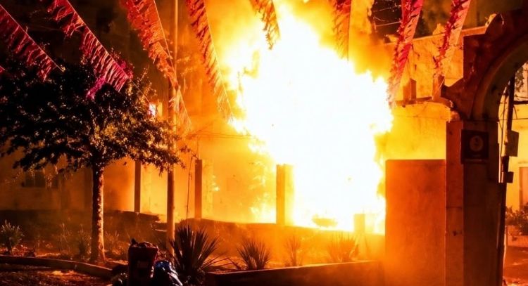 Explosión de tanques de gas por pirotecnia durante fiestas patronales deja 25 lesionados en Amatitán