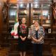 Sheinbaum recibe a Michelle Bachelet en Palacio Nacional