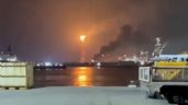 Foto ilustrativa de la nota titulada: Reportan nuevo incendio en la refinería de Dos Bocas (Video)