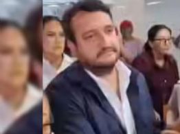 Entre abucheos y protestas reciben a Ariadna Montiel y a “Andy” López Beltrán en Chihuahua (Video)