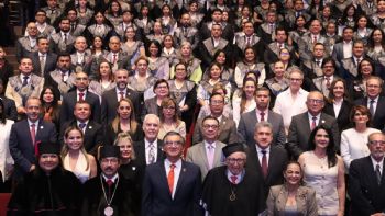 UAT confiere Doctorado Honoris Causa a David Kershenobich; destaca Américo Villarreal su alto valor