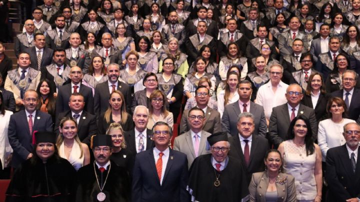 UAT confiere Doctorado Honoris Causa a David Kershenobich; destaca Américo Villarreal su alto valor académico e institucional