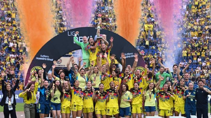 América Femenil conquista su tercer título de liga tras golear a Rayadas