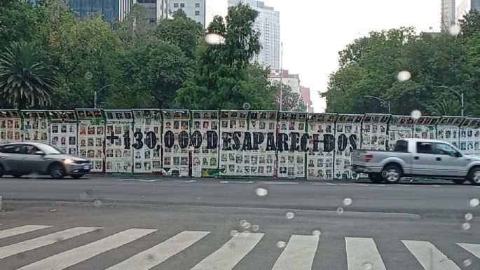 “La pelota vuelve a casa, ¿ellxs cuándo?”: nueva protesta de colectivos en Paseo de la Reforma