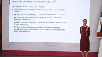 Sheinbaum pide a EU “reciprocidad” en la solicitud de extradición de Cabeza de Vaca y Álvarez Puga