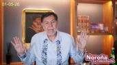 Foto ilustrativa de la nota titulada: Fernández Noroña se burla de "las pruebas" de EU contra Rubén Rocha Moya (Video)