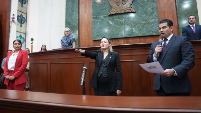 Congreso de Sinaloa designa a Yeraldine Bonilla como gobernadora interina