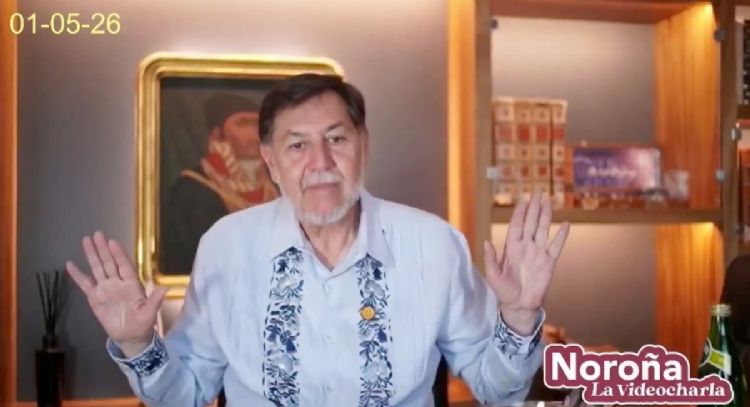 Fernández Noroña se burla de "las pruebas" de EU contra Rubén Rocha Moya (Video)