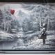 "Niña con globo": Obra de Bansky se vende po17.9 millones de dólares