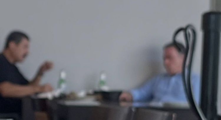 Difunden imagen del senador Enrique Inzunza junto a Javier Corral