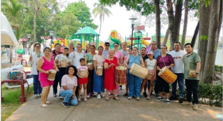 El tambor también es de ellas: mujeres se abren paso en la tradición yokot’an de Tabasco