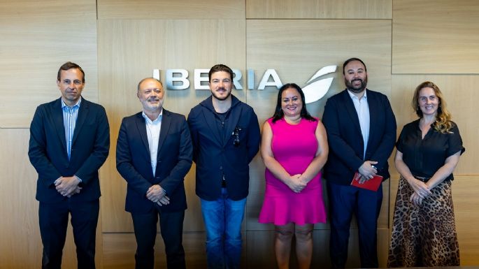 Anuncia Samuel nueva ruta Monterrey-Madrid con Iberia