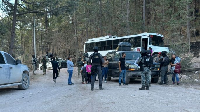 Regresan a Tamazula, Durango, 18 familias desplazadas por violencia