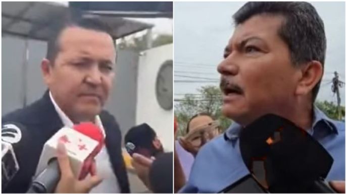 Rocha, Inzunza y Gámez llegan en vehículos lujosos a la FGR; Dámaso Castro y Almanza acuden a pie