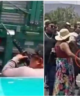 Captan a civiles armados y policías en desalojo violento de la CNTE en Mitla; FGEO investiga