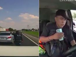 Captan atraco a camión con relojes de alta gama a la salida del AIFA (Videos)