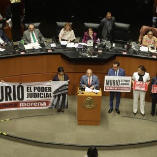 La 4T en el Senado aprueba el cambio de fecha de la elección judicial para 2028