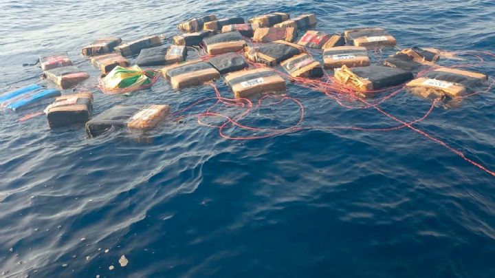 La Marina asegura más de dos toneladas de cocaína en aguas del Golfo de Tehuantepec