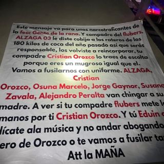 Amenazan con narcomanta a Eduin Caz, vocalista de Grupo Firme