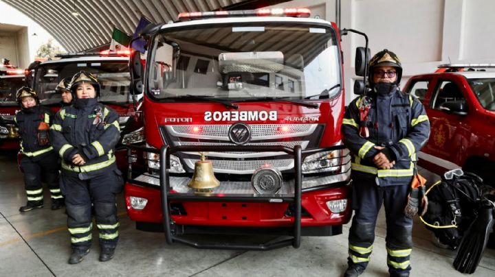 Gobierno de CDMX invirtió 107 mdp en unidades nuevas, drones y equipo táctico para bomberos