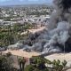 Suman cinco muertos y 46 heridos por incendio en Plaza Fiesta Las Palmas en Los Mochis