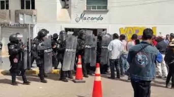 Policías antimotines reprimen con violencia manifestación de productores de frijol en Zacatecas