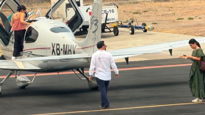 Critican al secretario de Gobierno de Oaxaca por viajar en avión privado