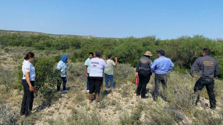 Colectivo localiza restos biológicos calcinados en predio de Saltillo; indagan si son humanos
