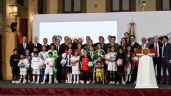 Foto ilustrativa de la nota titulada: Sheinbaum y dueños de equipos de la Liga MX presentan plan para crear semilleros de futbol