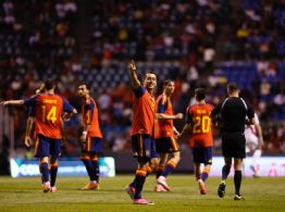 Con cuadro de lujo, España derrota 3-1 a Perú en duelo amistoso en el Estadio Cuauhtémoc (Videos)