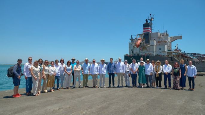 Gobernador Durazo refuerza alianza estratégica con Unión Europea; embajadores visitan Guaymas