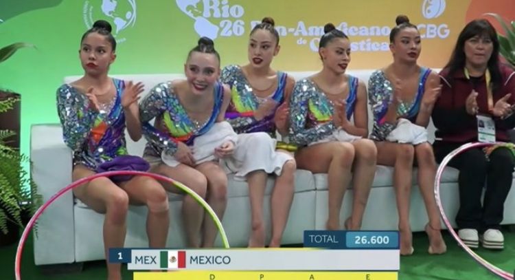 Conjunto de gimnasia rítmica cierra con plata y bronce en Campeonato Panamericano