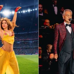 Andrea Bocelli en show de cuenta regresiva del Mundial; Shakira afina detalles para la inauguración