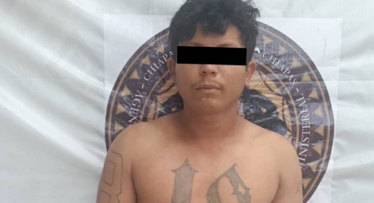 Detienen en Chiapas a “Tuntun”, presunto líder de la pandilla Barrio 18